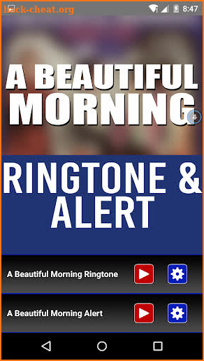 A Beautiful Morning Ringtone screenshot