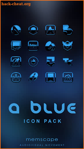 A-BLUE Icon Pack screenshot