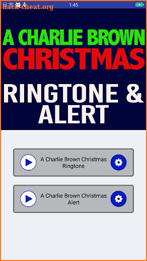 A Charlie Brown Christmas Ringtone and Alert screenshot