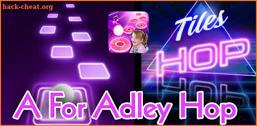 A for Adley Piano Hop Game screenshot