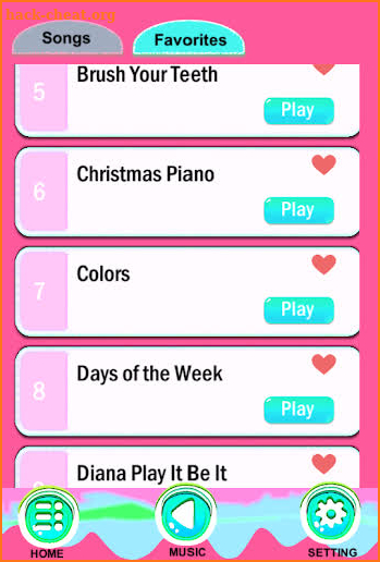 A For Adley Song Piano Games screenshot