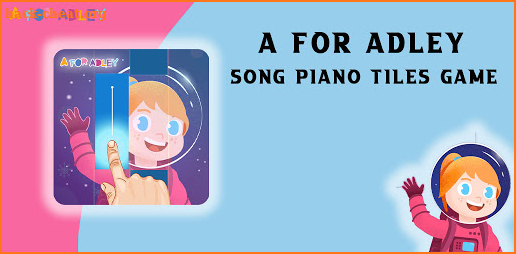 A For Adley Song Piano Tiles Game 🎹 screenshot