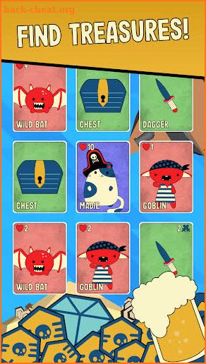 A Pirate Story - Pirate Card Puzzle & RPG screenshot