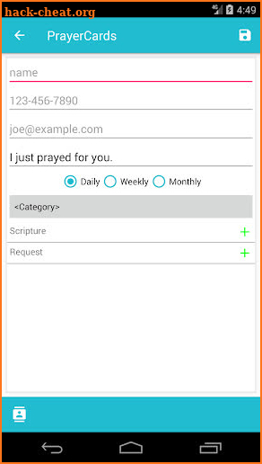 A Praying Life - Prayer Cards screenshot