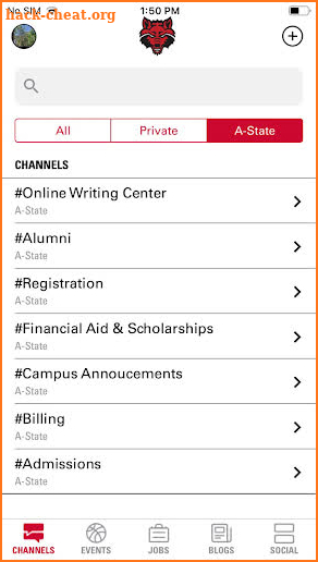 A-State Connect screenshot