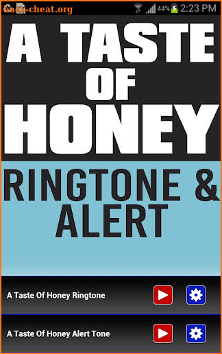 A Taste of Honey Ringtone screenshot