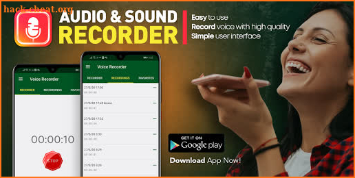 A Voice Recorder App: Audio & Sound Recorder screenshot