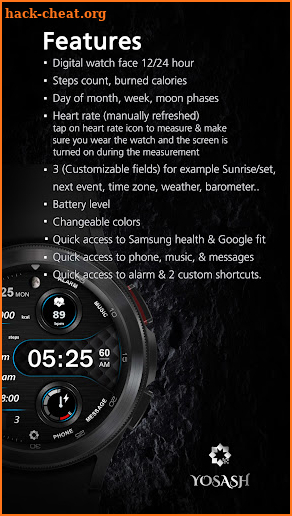 A340 Watch Face - YOSASH screenshot