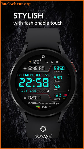 A440 Watch Face - YOSASH screenshot