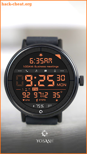 A485 Digital Watch Face screenshot