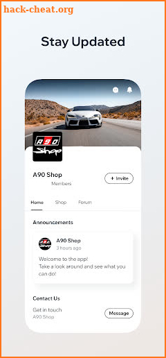 A90 Shop screenshot
