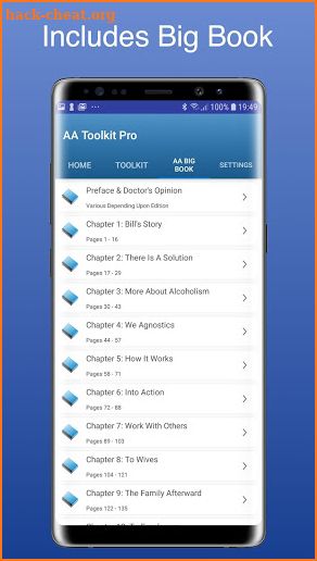 AA 12 Step App - Steps Toolbox screenshot