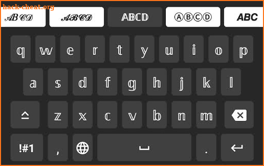 Aa - Aesthetic Fonts Keyboard & Emoji Text Letter screenshot