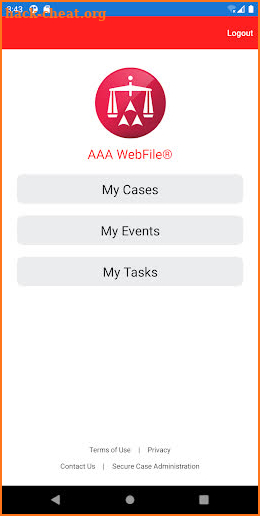 AAA WebFile screenshot