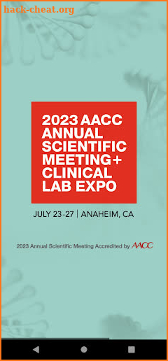 AACC Annual Scientific Meeting screenshot