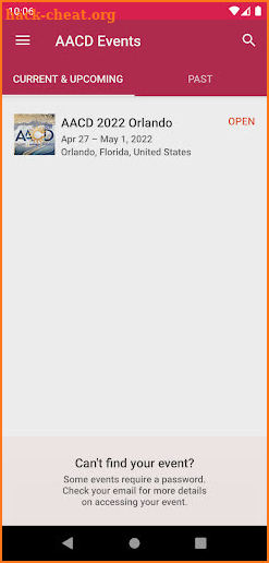 AACD 2022 Orlando screenshot
