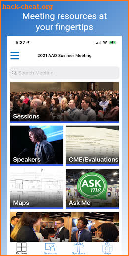 AAD Meetings screenshot