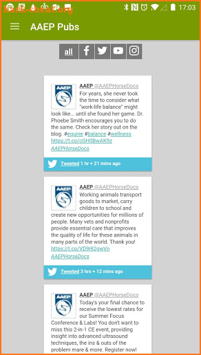 AAEP Publications screenshot
