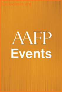 AAFP Events screenshot