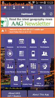 AAG Meetings screenshot