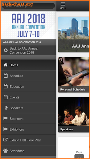 AAJ Annual Convention 2018 screenshot