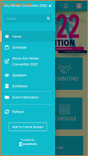 AAJ Winter Convention 2022 screenshot