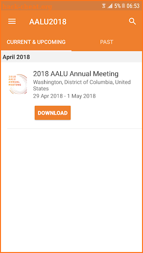 AALU 2018 Annual Meeting screenshot
