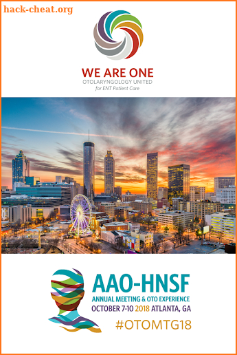 AAO-HNSF Meeting & EXPO screenshot