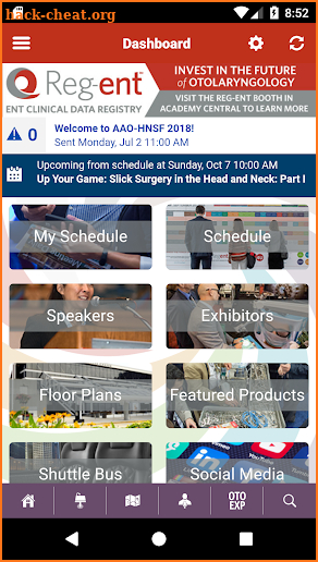 AAO-HNSF Meeting & EXPO screenshot
