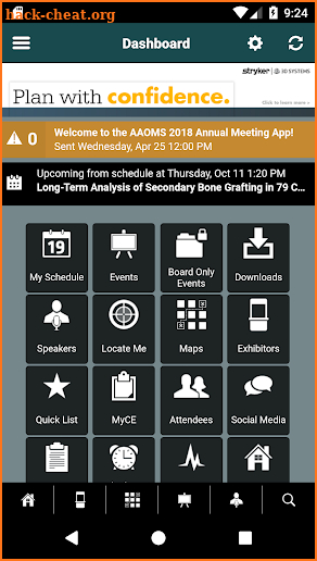 AAOMS Events screenshot