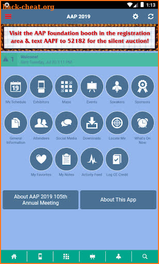 AAP 2019 105th Annual Meeting screenshot