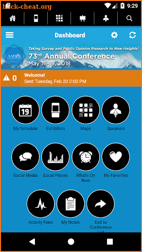 AAPOR Annual Conferences screenshot