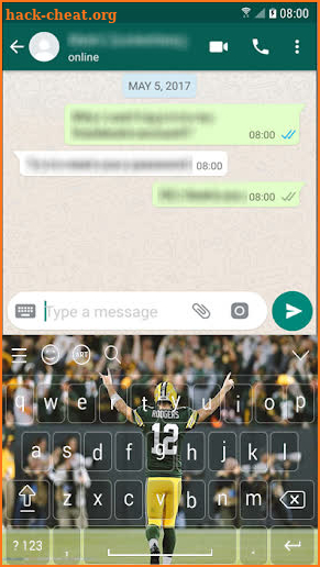 Aaron Rodgers Packers Keyboard NFL 2020 4r Lovers screenshot