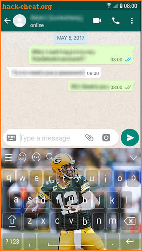 Aaron Rodgers Packers Keyboard NFL 2020 4r Lovers screenshot