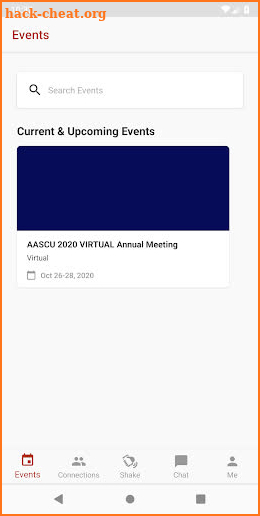 AASCU Conferences screenshot
