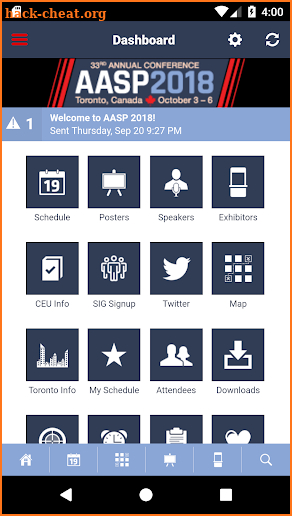 AASP Annual Conference screenshot