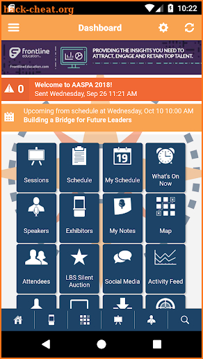 AASPA Events screenshot