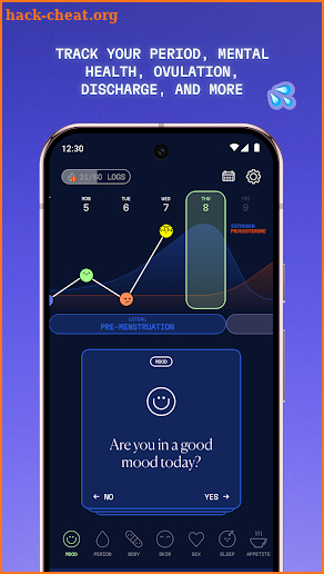 Aavia: Hormone Cycle Tracker screenshot