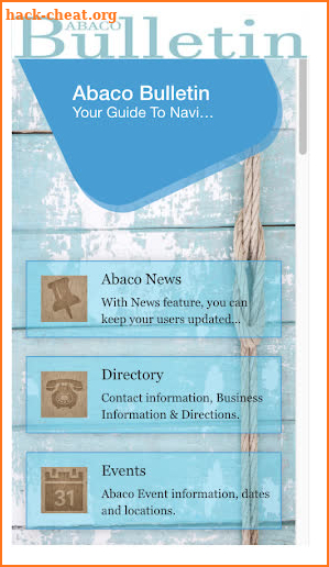Abaco Bulletin screenshot