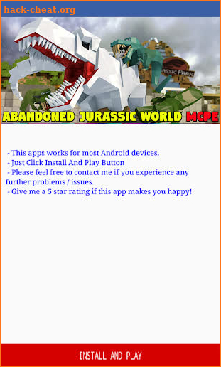 Abandoned Jurassic World for Minecraft screenshot