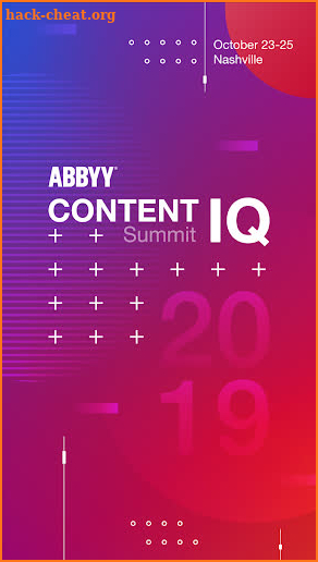 ABBYY Content IQ Summit screenshot