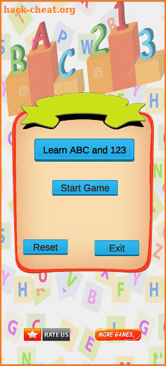 ABC and 123 learn & play game screenshot