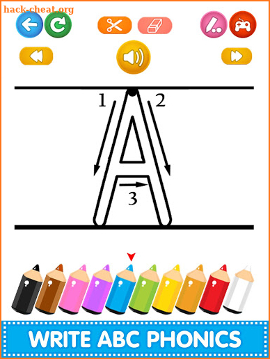 ABC and 123 Write Letters Numbers Geometry screenshot