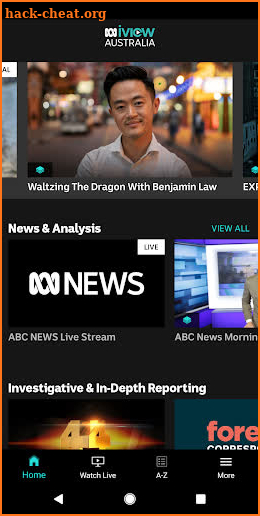 ABC Australia iview screenshot