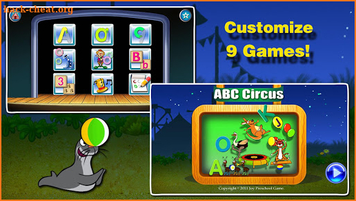 ABC Circus - Baby learning tracing alphabet games screenshot