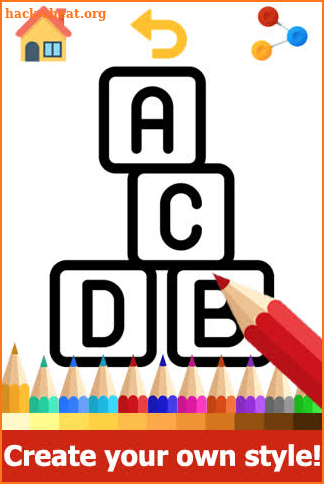 ABC Coloring Pages - Abc coloring book Games screenshot