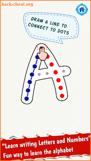 ABC dot to dot Letters - learn to write alphabet screenshot