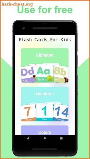 ABC Flashcards: Alphabet, Numbers, Colors & Shapes screenshot