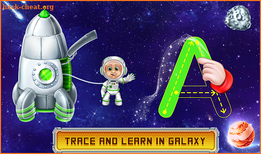 ABC Kids Learning - Phonics & Tracing in Galaxy screenshot