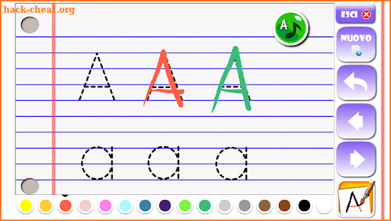 ABC Learn Letters in Italian screenshot
